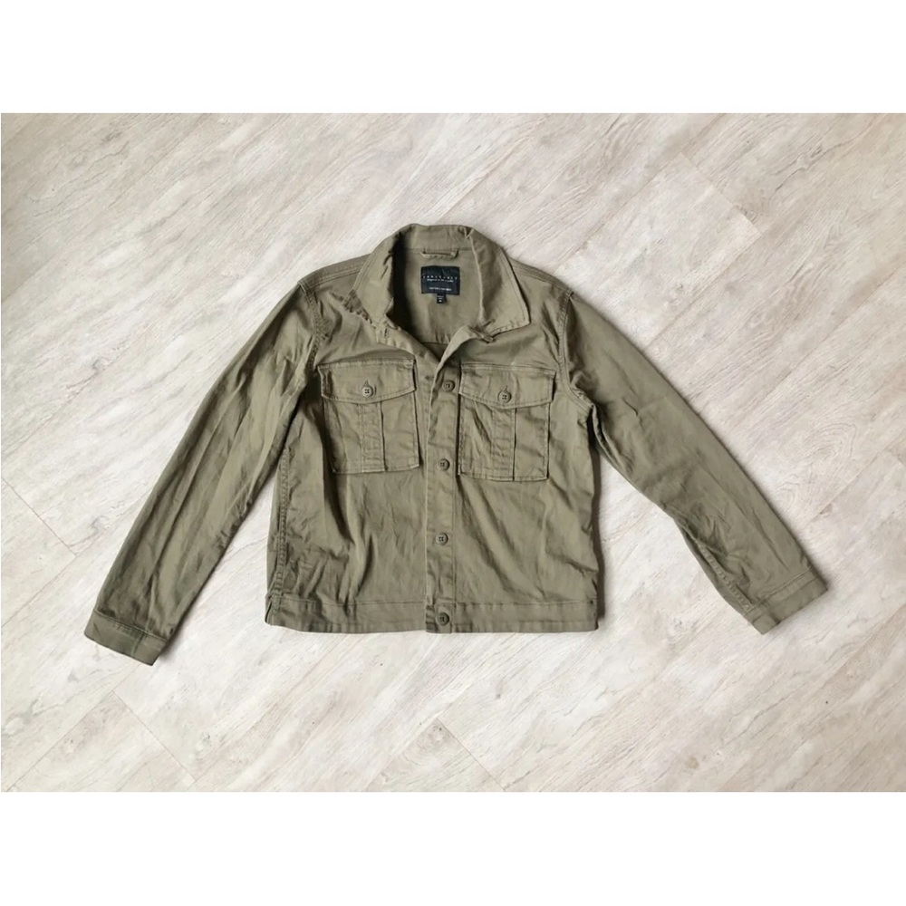 Sanctuary Green Button Down Light Jacket!!! - image 1